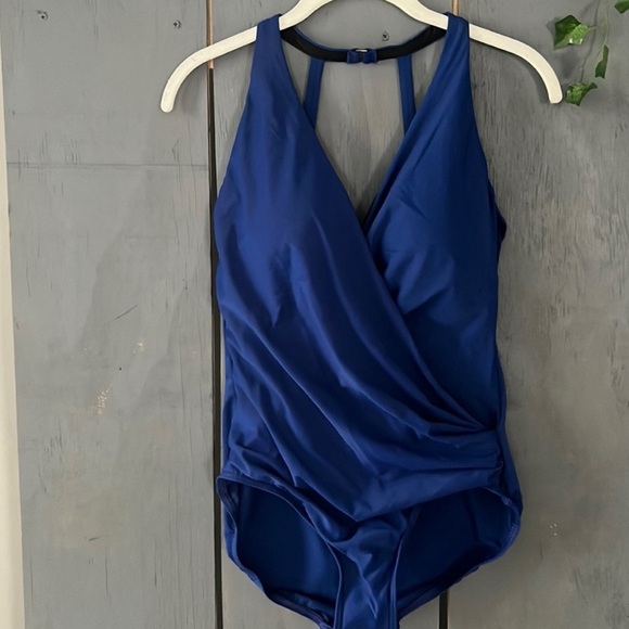 Miraclesuit Swimsuit One Piece Rock Solid Wrapsody Shaping - Picture 4 of 10